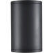 Vegas 1 Light 7 inch Powder Coated Black Outdoor Wall Sconce